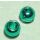 Messinkikuulat TFH® 2.8mm 7/64" 20kpl Anodisoitu lucent metallic AQUA GREEN