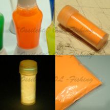 Fosforijauhe kirkas oranssi 10g värijauhe glow powder jälkivalaiseva fluoresoiva pulveri värikoukkuihin TFH®