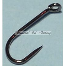 Väkäsetön perhokoukku VSTFH-3769BL #14 barbless fly hook 50pcs pack