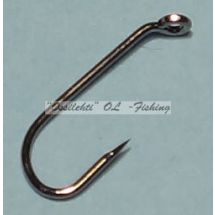Väkäsetön perhokoukku VSTFH-100BL #14 barbless fly hook 50pcs pack