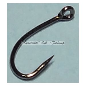 Väkäsetön perhokoukku VSTFH-2457BL #16 barbless fly hook 50pcs pack