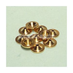 Disc conehead monster messinkiä 11mm kulta 10kpl
