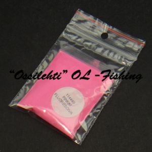 Fluori värikoukku värijauhe PINKKI fluoresoiva pulveri 10g TFH®