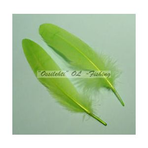 Hanhen sulat 4kpl 2R + 2L pituus n. 15-20cm Kirkkaanvihreä