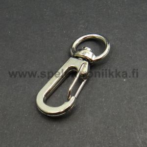 Karabiinihaka karabiinilukko kokonaispituus 40 mm tippa MALLI 1