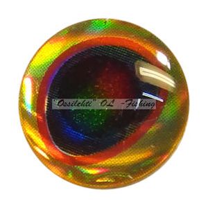 Oval Pupil 3D Adhesive Drop Style Living Eye size 3mm 15kpl Colour 4 Honey TFH®