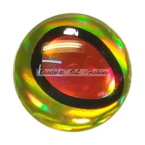 Oval Pupil 3D Adhesive Drop Style Living Eye size 6mm 15kpl Colour 8 Chart  TFH®