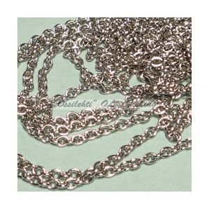Pilkkiketju 0.4 mm vetolujuus n. 10 kg juotetut lenkit 1 m