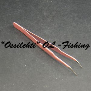 Pinsetit 124 mm ruostumaton antimagnetic teräs perhonsitojalle preparointiin filateliaan chippien ladontaan suora