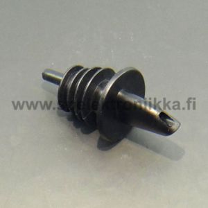Spill stop tippanokka musta tippakorkki muovinen kaatonokka pulloon purnukkaan jne ...