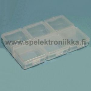 Tarvikerasia Koukkulaatikosto säilytyslokerikko  6 -osainen TFH™