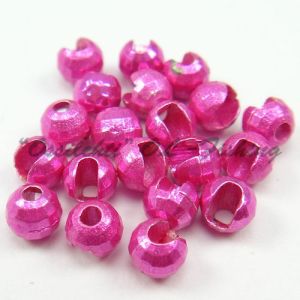 Tungsten Disco Beads Pinkish RED metallic 3.5 mm 20kpl TFH®