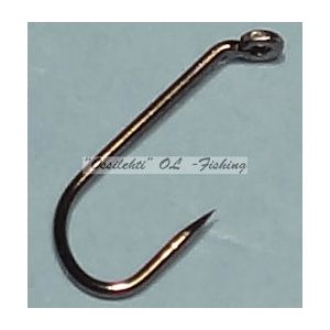 Väkäsetön perhokoukku VSTFH-100BL #12 barbless fly hook 50pcs pack