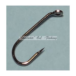Väkäsetön perhokoukku VSTFH-100BL #14 barbless fly hook 50pcs pack