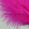 Marabou höyhen valikoitu TFH™ Hot Reddish Pink FL 10 kpl