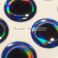 Oval Pupil 3D Adhesive Drop Style Living Eye size 10mm 16kpl Colour 1 Blue TFH®