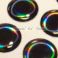Oval Pupil 3D Adhesive Drop Style Living Eye size 8mm 16kpl Colour 2 Black TFH®