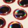 Oval Pupil 3D Adhesive Drop Style Living Eye size 10mm 16kpl Colour 3 L Red TFH®
