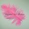 Strutsin höyhen extra fluffy 28 - 30cm HOT Pink siikaset yli 10cm