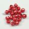 Tungsten Disco Beads Candy Red metallic 3.5 mm 20kpl TFH®