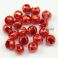Tungsten Slotted Disco Beads Red Lucent metallic 2.5 mm 20kpl TFH®